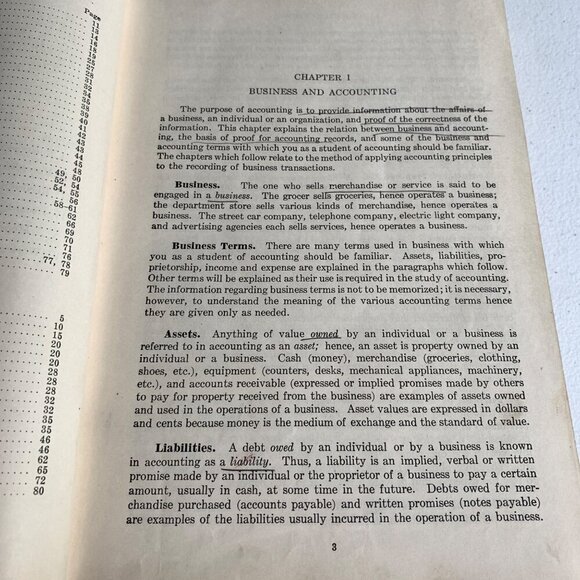 1929 20th Century Accounting College Edition James Baker Vintage Book Green - Picture 4 of 9